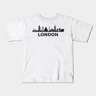 London City - World Cities Series by 9BH Kids T-Shirt